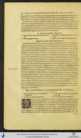 Titulus XVII. De Legitima Patronorum Tutela.
