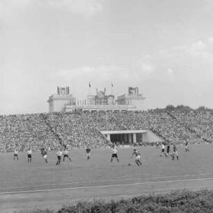 Fußballspiel im Stadion in Sofia