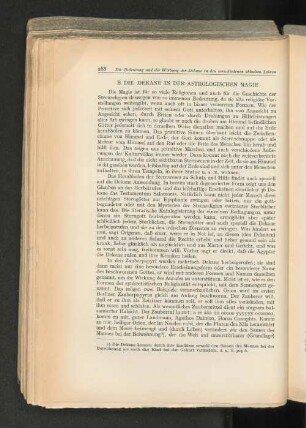 B. Die Dekane in der astrologischen Magie