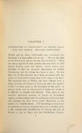 History of the Scottish Church, I