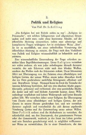 278-284 Politik und Religion
