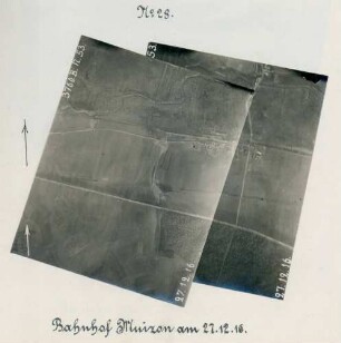Foto des Bahnhofs Muizon (Luftbild)