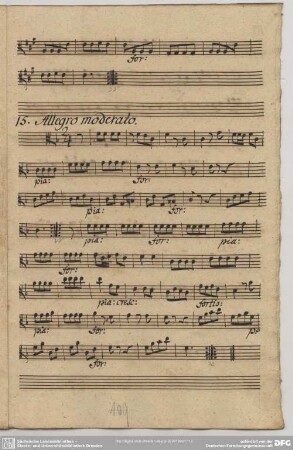 15. Allegro moderato, F-Dur