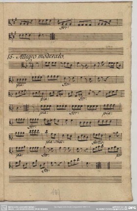 15. Allegro moderato, F-Dur