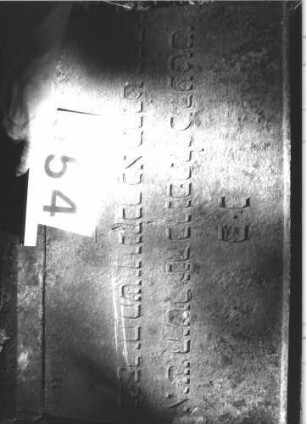 Grabstein 854 (Detailaufnahme)