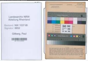 Entnazifizierung Paul Gillberg , geb. 16.11.1905 (Lagerverwalter)