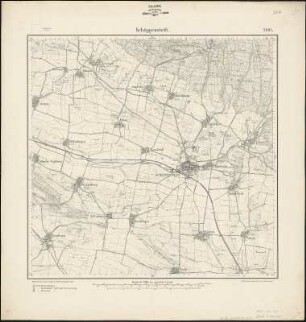 Meßtischblatt 2095 : Schöppenstedt, 1901 : Schöppenstedt. - Aufn. 1899. - 1:25000. - [Berlin]: Reichsamt für Landesaufnahme, 1901. - 1 Kt.