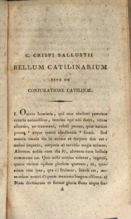 C. Crispi Sallustii Bellum Catilinarium Et Jugurthinum