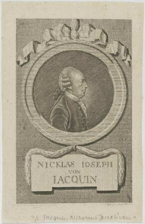 Bildnis des Nicklas Ioseph von Iacquin