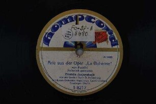 Arie aus der Oper "La Bohème" / (von Puccini)