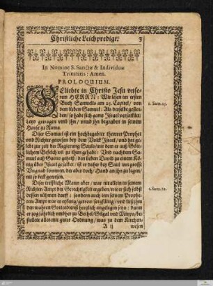 Christliche Leichpredigt