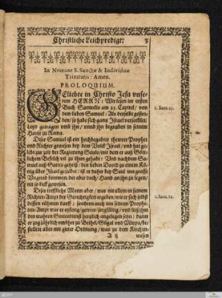 Christliche Leichpredigt