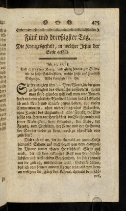 475-486, Und er trug sein Kreuz, und gieng hinaus ...
