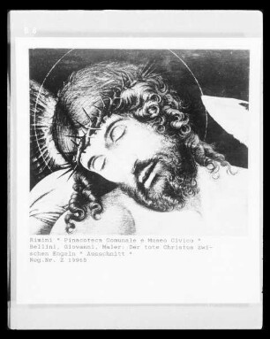 Der tote Christus zwischen Engeln