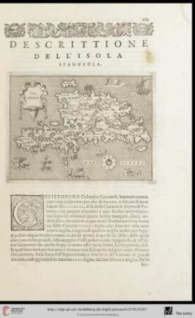 Descrittione dell‘ Isola Spagnuola