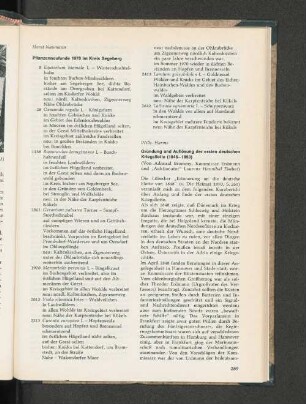 Pflanzenneufunde 1970 im Kreis Segeberg