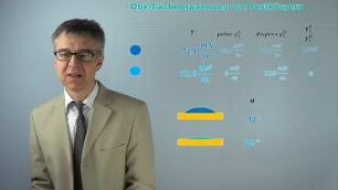 Oberflächenanalytik - Übungsaufgabe 5b: Oberflächenspannung von Festkörpern: Oberflächenspannung eines Polymers - Ermittlung des polaren und dispersen Anteils nach OWKR