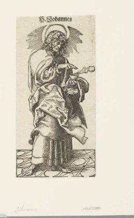 S. Johannes, aus: "Christus, die Apostel und der heilige Paulus"