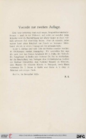 Vorrede zur zweiten Auflage