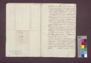 Revers des Josef Anton Pfister bei seiner Einsetzung als Kaplan am Domstift Basel.