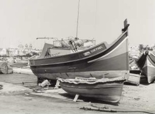 Fischerboot "San Pawl" im Hafen