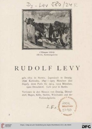 Rudolf Levy