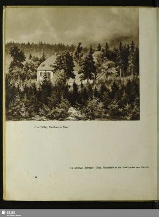Ernst Helbig, Forsthaus im Harz
