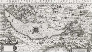 Chorographica Tabula Lacus Lemanni (Genfer See) (1:250 000)
