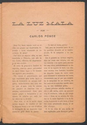 La luz mala