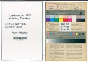 Entnazifizierung Friedrich Floer , geb. 13.04.1901 (Steiger)