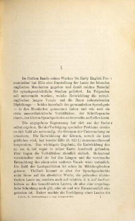 Untersuchungen zur englischen Lautgeschichte
