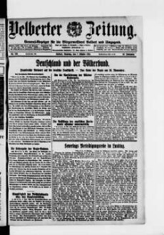 Velberter Zeitung : Nevigeser Volkszeitung : Heiligenhauser Zeitung