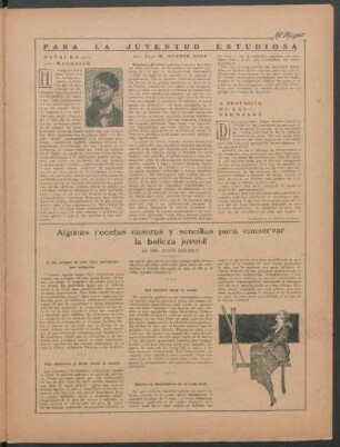 Para la juventud estudiosa