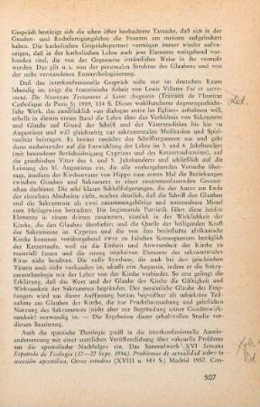 507-508 [Rezension] Problemas de actualidad sobre la sucesion apostolica