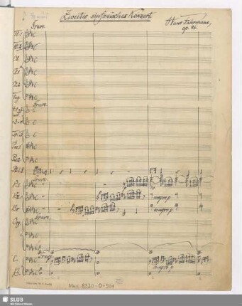 Zweites sinfonisches Konzert. op.86