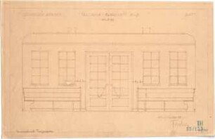 Fischer, Theodor; München - Westend, Bergmannstr.; Ledigenheim - Tagesraum (Querschnitt)