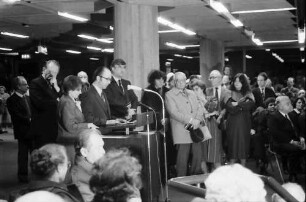 Freiburg: Ausstellung, Das ewige Gold der Menschen, Eröffnungsfeier in der Universitätsbibliothek