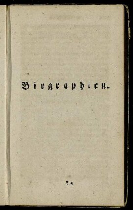 Biographien.