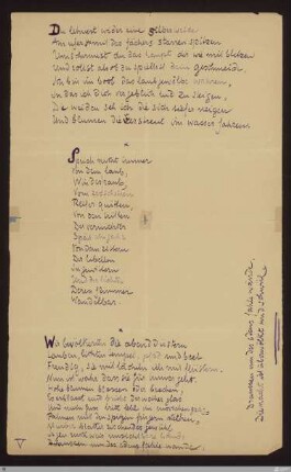 Sprich nicht immer : [SW III: H16]; [SW III, S. 89/145]