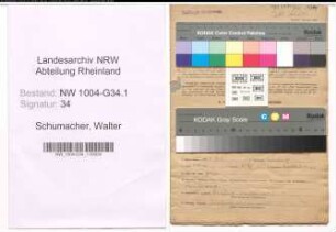 Entnazifizierung Walter Schumacher , geb. 11.07.1913 (Chefarzt)