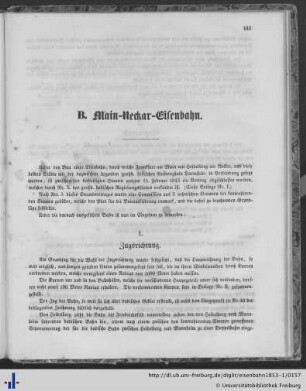 B. Main-Neckar-Eisenbahn
