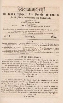No 11. November. 1867.