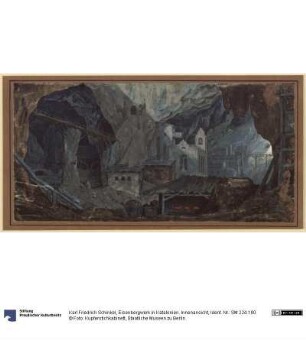 Eisenbergwerk in Katalonien. Innenansicht