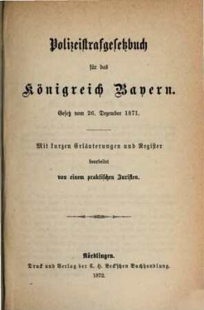 Volksausgabe bayerischer Gesetze, 8