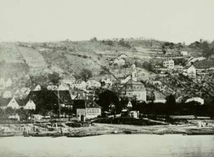 Dresden-Loschwitz. Blick über die Elbe