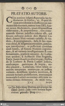 Praefatio Autoris