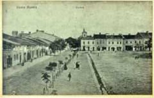 Der Ringplatz in Rawa Ruska (heute Ukraine)