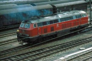 Bw Stuttgart Abstellbereich West Lok 215 001 Rangierer