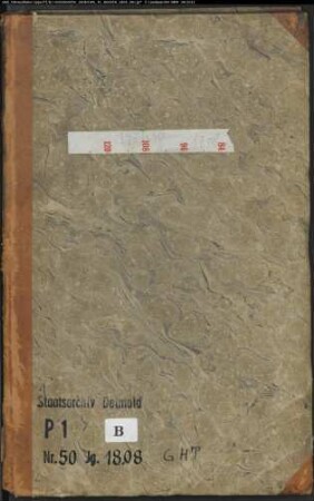 Zivilstandsregister der katholischen Gemeinde Bödexen, Kreis Höxter (GHT 1808) (Gemeinde: Katholische Gemeinde Bödexen, Kreis Höxter)