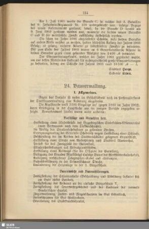 24. Bauverwaltung